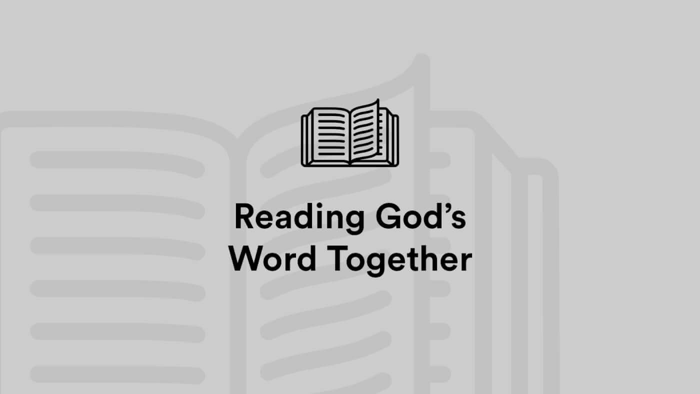 Reading God's Word Together