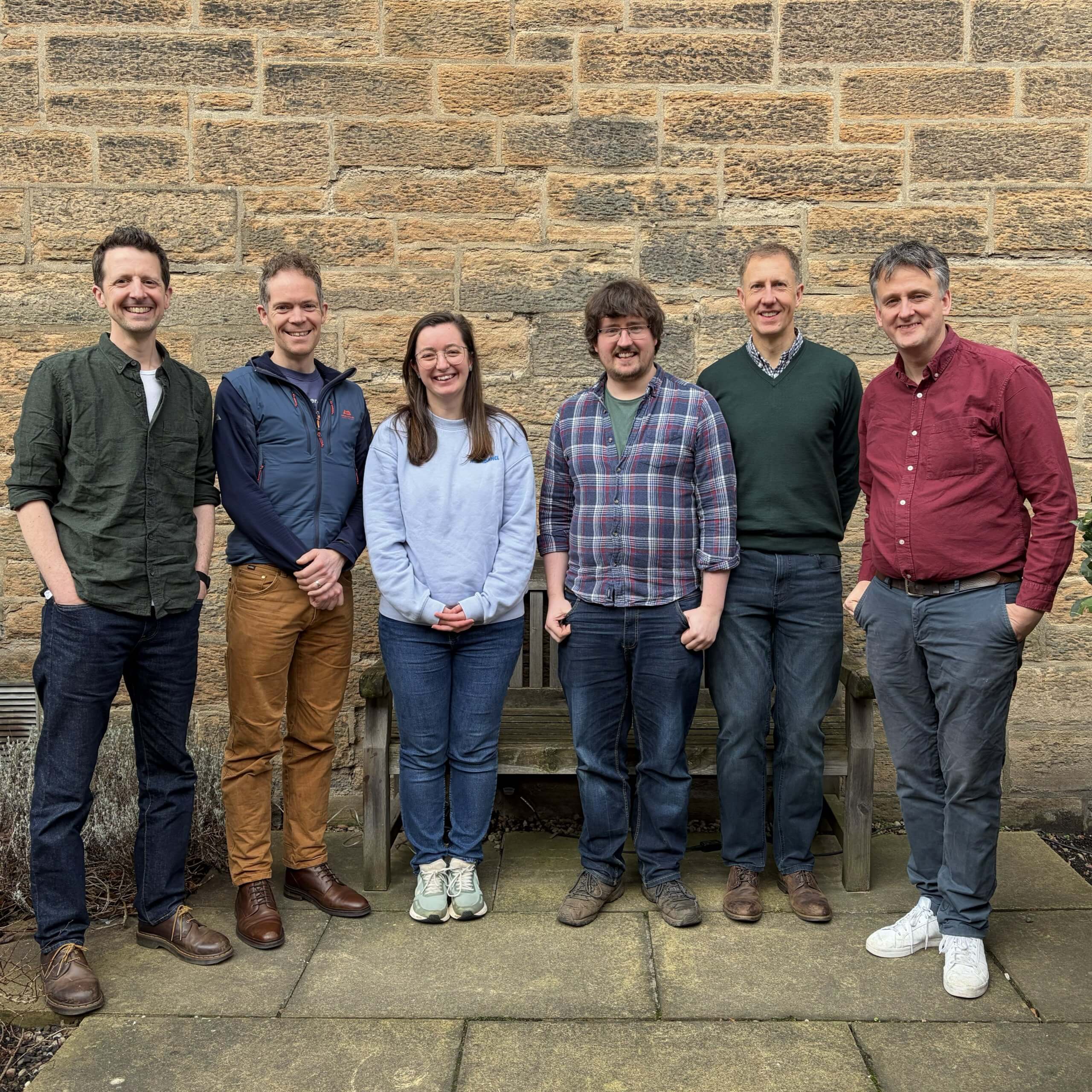 Luke, Ali, Gemma, Joel, Phil, Dan