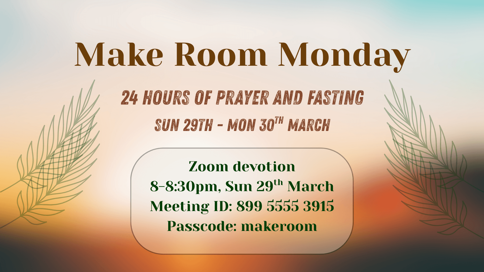 Make Room Monday